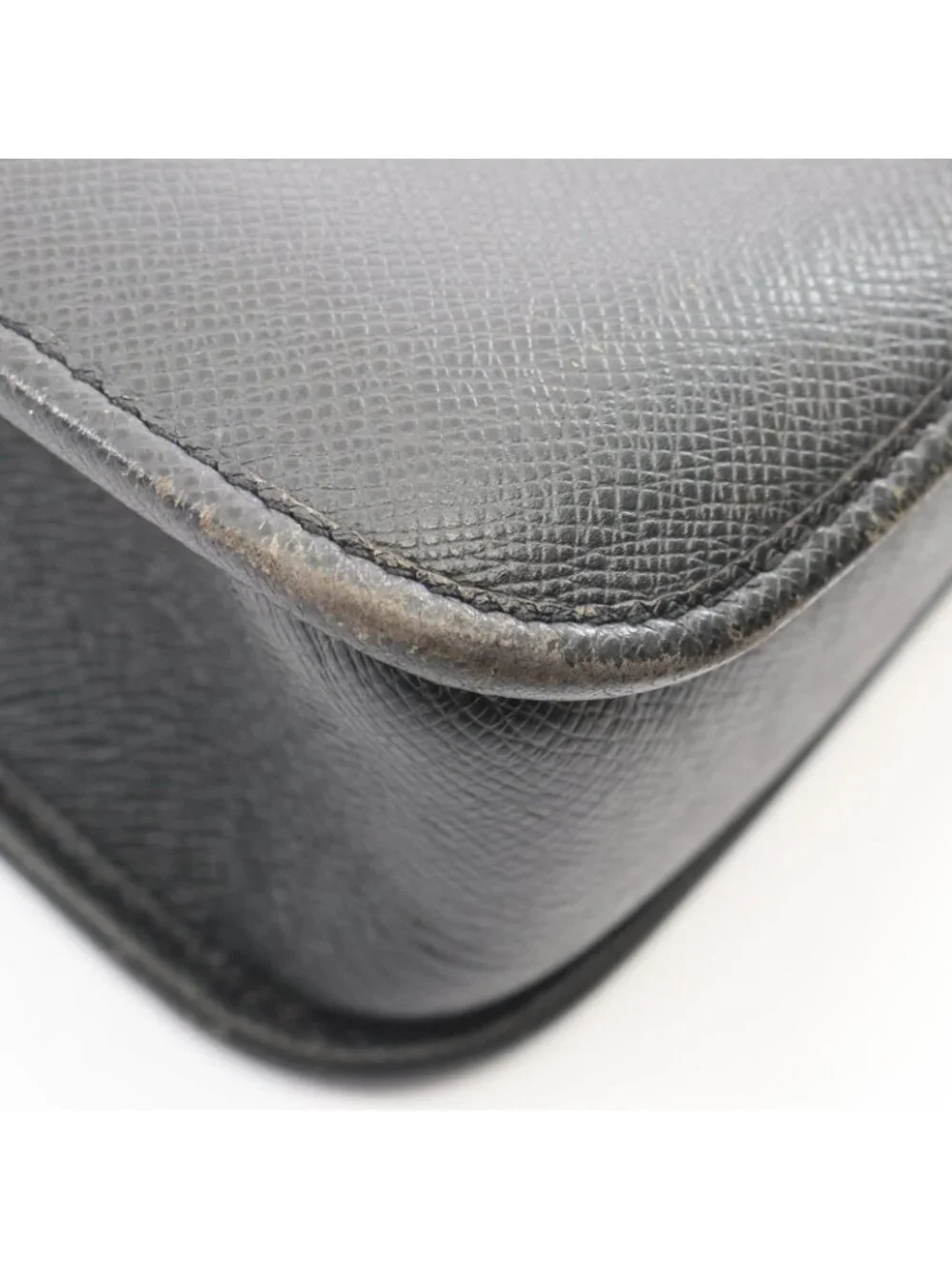 Louis Vuitton Shoulder Bag Andrey Ardoise Leather